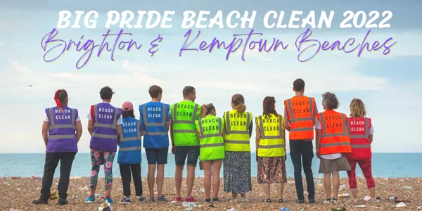 Don your rainbow party outfits and take part in the Big Pride Beach Clean on Sunday, August 7