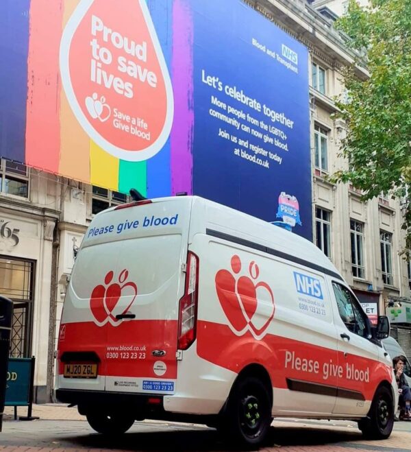 NHS Blood and Transplant to attend Birmingham Pride to celebrate a year since changes to blood donation eligibility rules