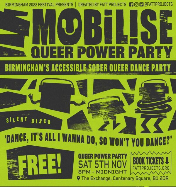 MOBILISE to hold final queer power party of the year on Saturday, November 5