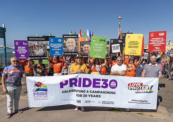 Brighton & Hove Pride adds £300,000 to the fundraising pot and tops almost £1.25 million raised for local good causes to date!