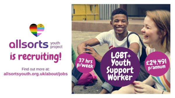 JOB: Allsorts Youth Project seeks LGBTQ+ Youth Support Worker