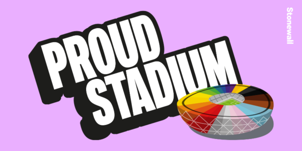 This World Cup, help Stonewall fill a virtual stadium with Pride for LGBTQ+ people in Qatar