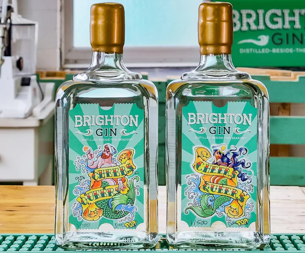 Brighton Gin scoops two gold medals at prestigious design awards