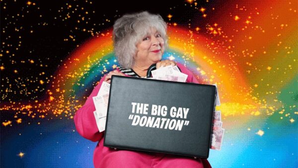 Miriam Margolyes launches The Big Gay “Donation” to get 2030 World Cup held in LGBTQ+ friendly country