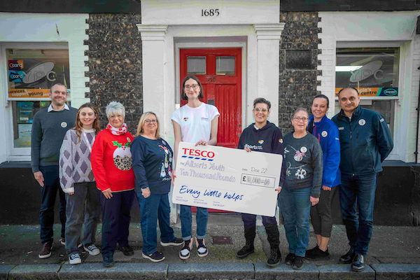 Allsorts Youth Project receives £10,000 from Tesco Community Grants scheme