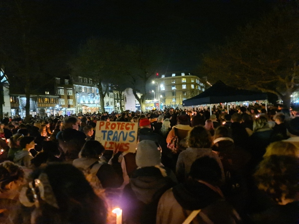 Brighton & Hove comes together in solidarity at vigil for Brianna Ghey
