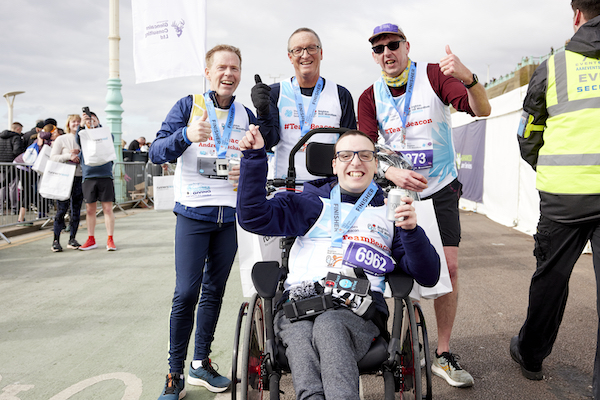 Thousands turn out for the Brighton Half Marathon