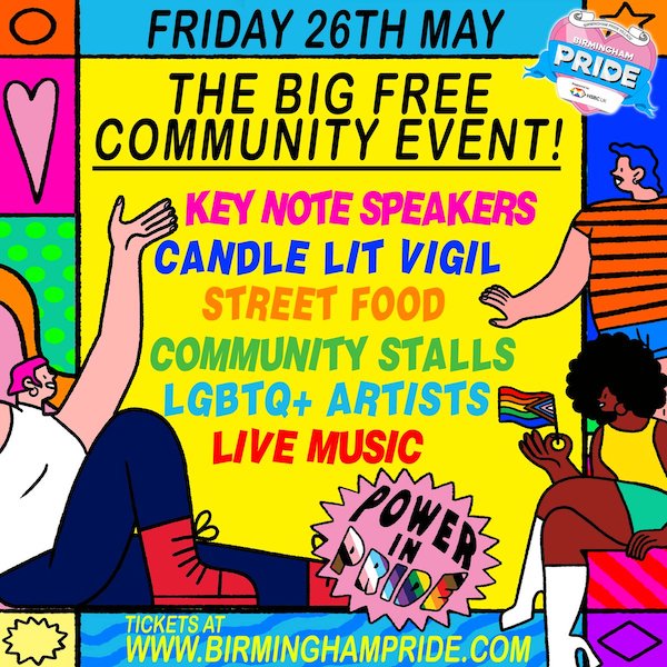 Birmingham Pride Community Event to return in May