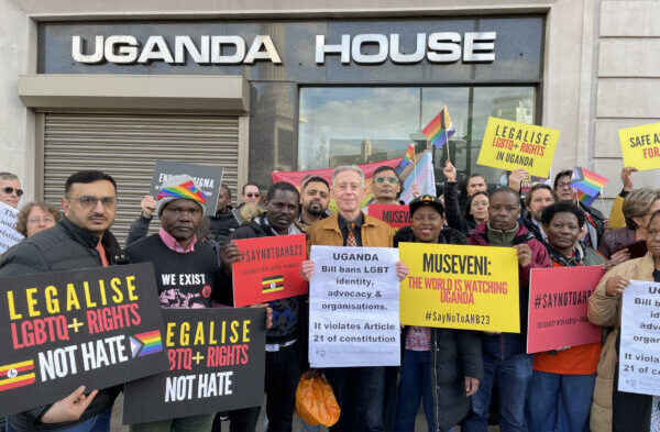 Ugandans lead ‘kill the gays’ bill protest in London