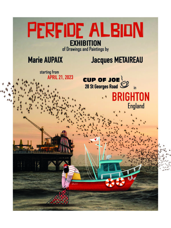 Perfide Albion: new exhibition at Cup of Joe to feature drawings and paintings by French artists