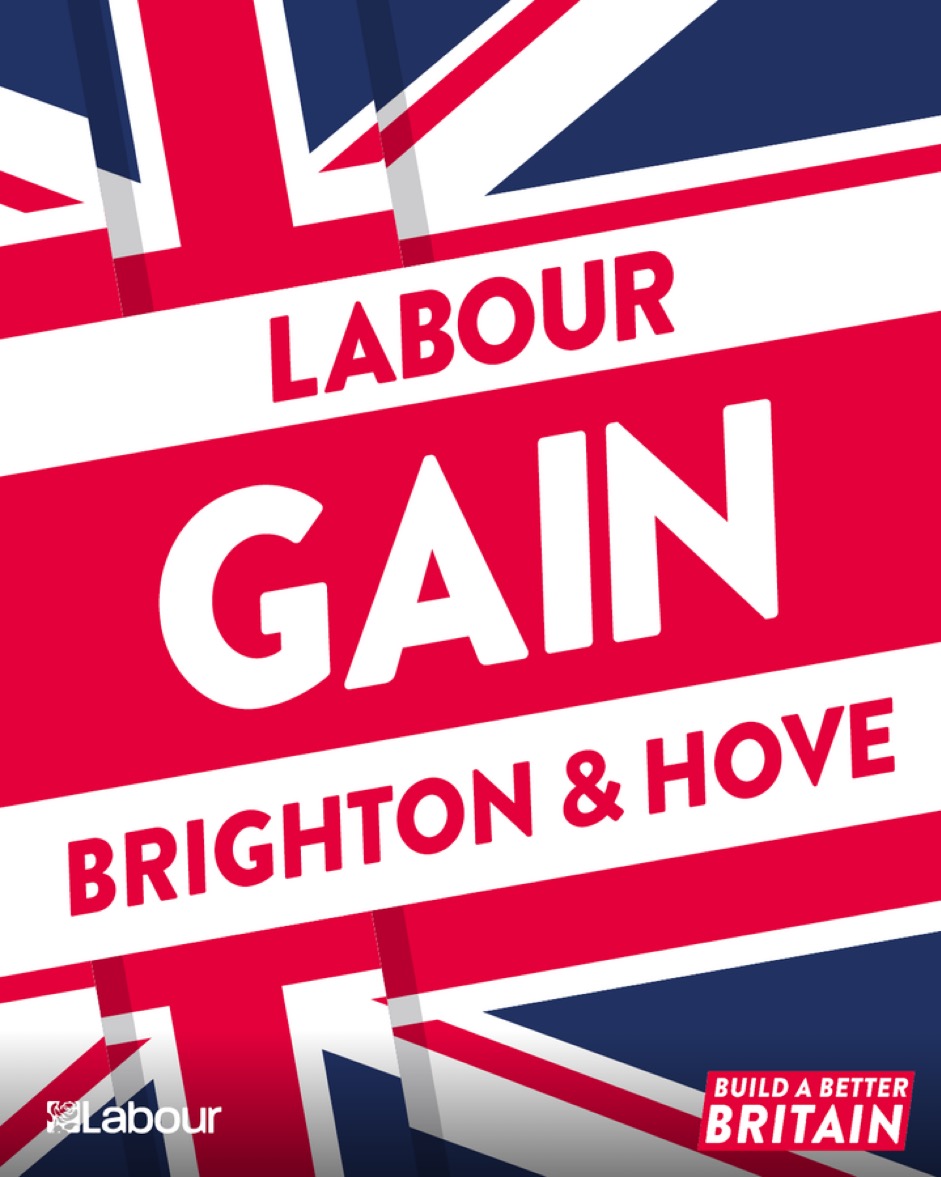 LOCAL ELECTIONS: Labour win control of Brighton & Hove City Council