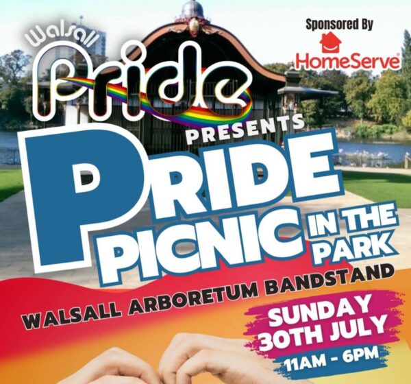 Walsall Pride to host Pride Picnic in the Park on Sunday, July 30