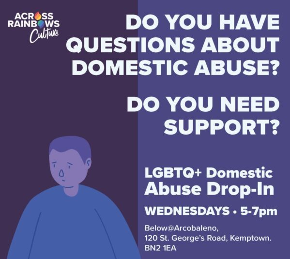 LGBTQ+ Domestic Abuse drop-in at Arcobaleno, Brighton