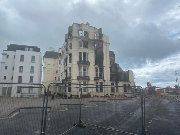 “Huge operation” continues on Royal Albion Hotel