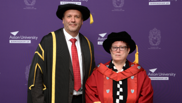 Director of Birmingham LGBT receives honorary doctorate from Aston University