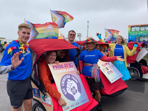 Pioneers at Pride: Sussex Gay Liberation Front returns to the heart of LGBTQ+ communities