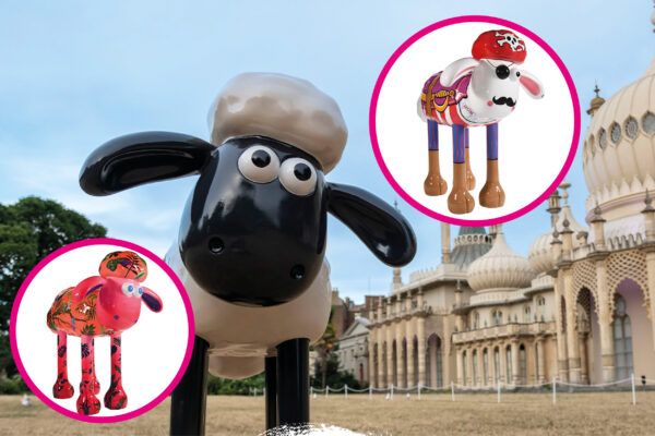 Martlets launches baaa-rilliant Shaun by the Sea art trail across Brighton & Hove – a colourful collection of ewe-niquely designed Shaun the Sheep sculptures