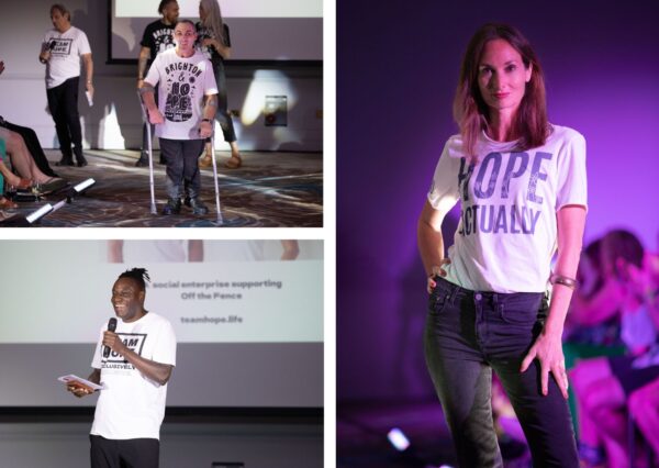 Brighton charity Off The Fence launches new exclusive t-shirt brand, Team Hope