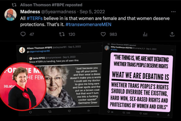 Brighton & Hove City Council Labour councillor Alison Thomson slammed for engaging with transphobic tweets