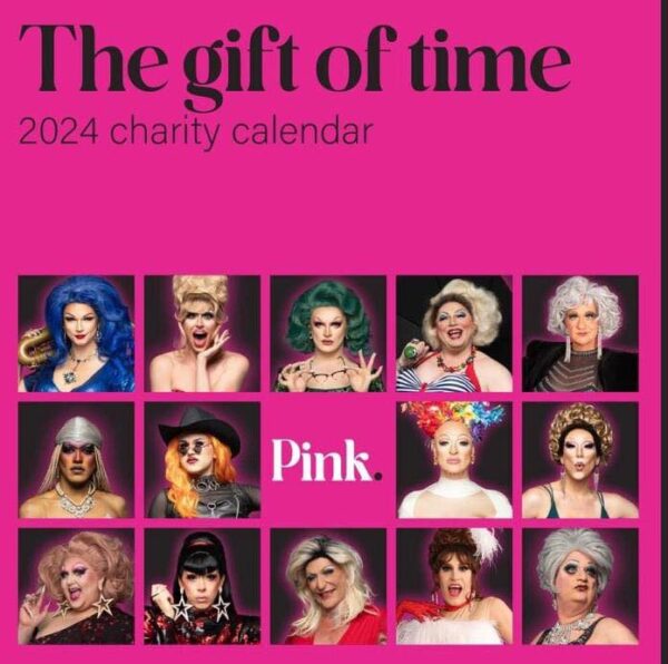 A Gift of Time charity calendar to raise funds for Terrence Higgins Trust and Sussex Beacon
