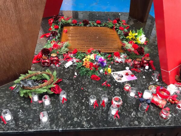 Birmingham World AIDS Day tributes vandalised after candlelit vigil