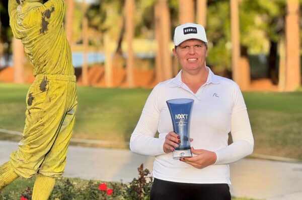 Trans golfer Hailey Davidson takes another step towards realising her dream of competing on the LPGA after winning NXXT Women’s Classic