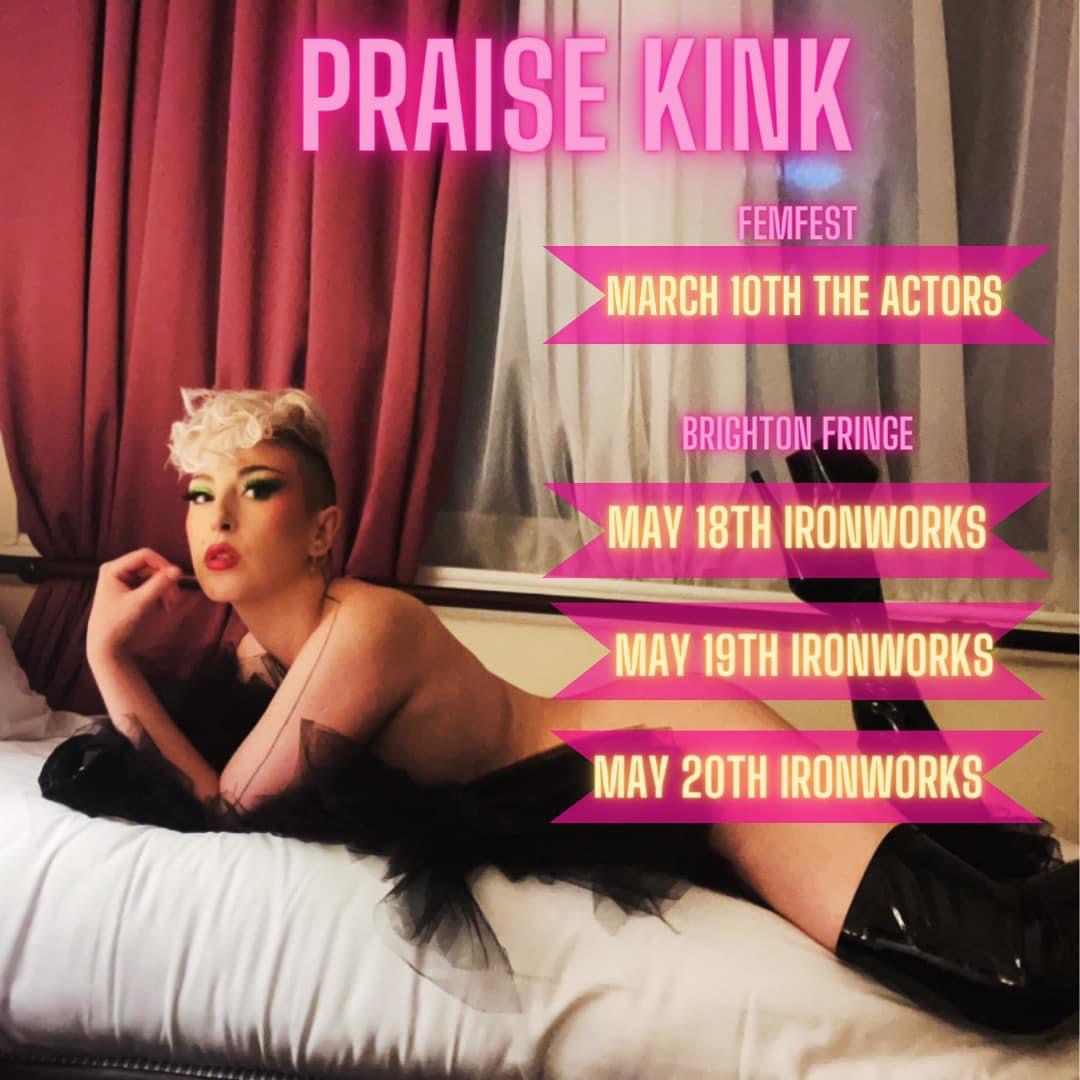 PRAISE KINK: Billie Gold to bring “immersive and viciously entertaining show” to Ironworks Brighton in May