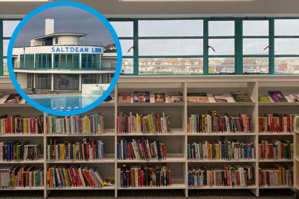 Saltdean Library welcomes customers back to historic Lido building