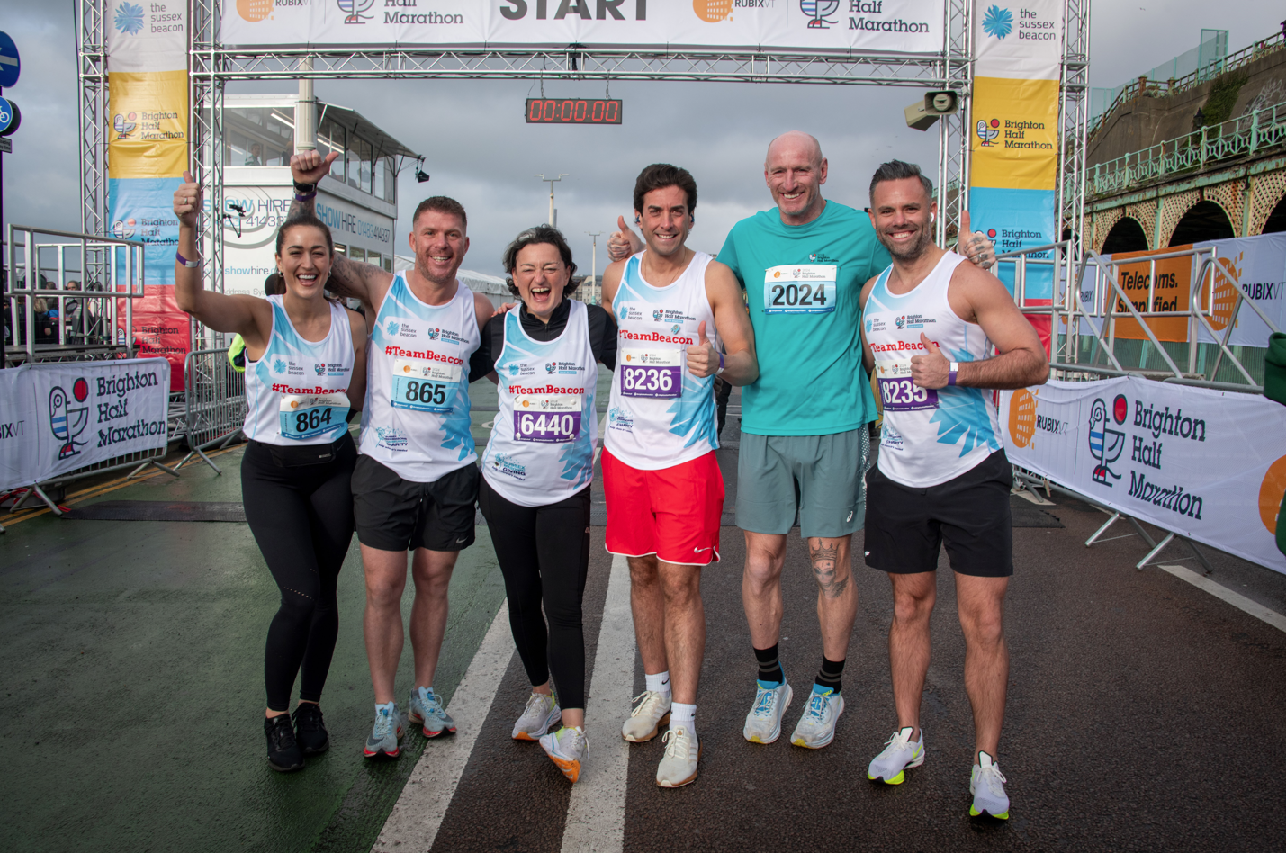 Team Beacon smashes Brighton Half Marathon, raising in excess of £70,000 for Brighton-based HIV charity, the Sussex Beacon