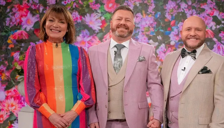 Lorraine conducts gay marriage on TV to mark 10 years since England and Wales’ first same-sex marriages
