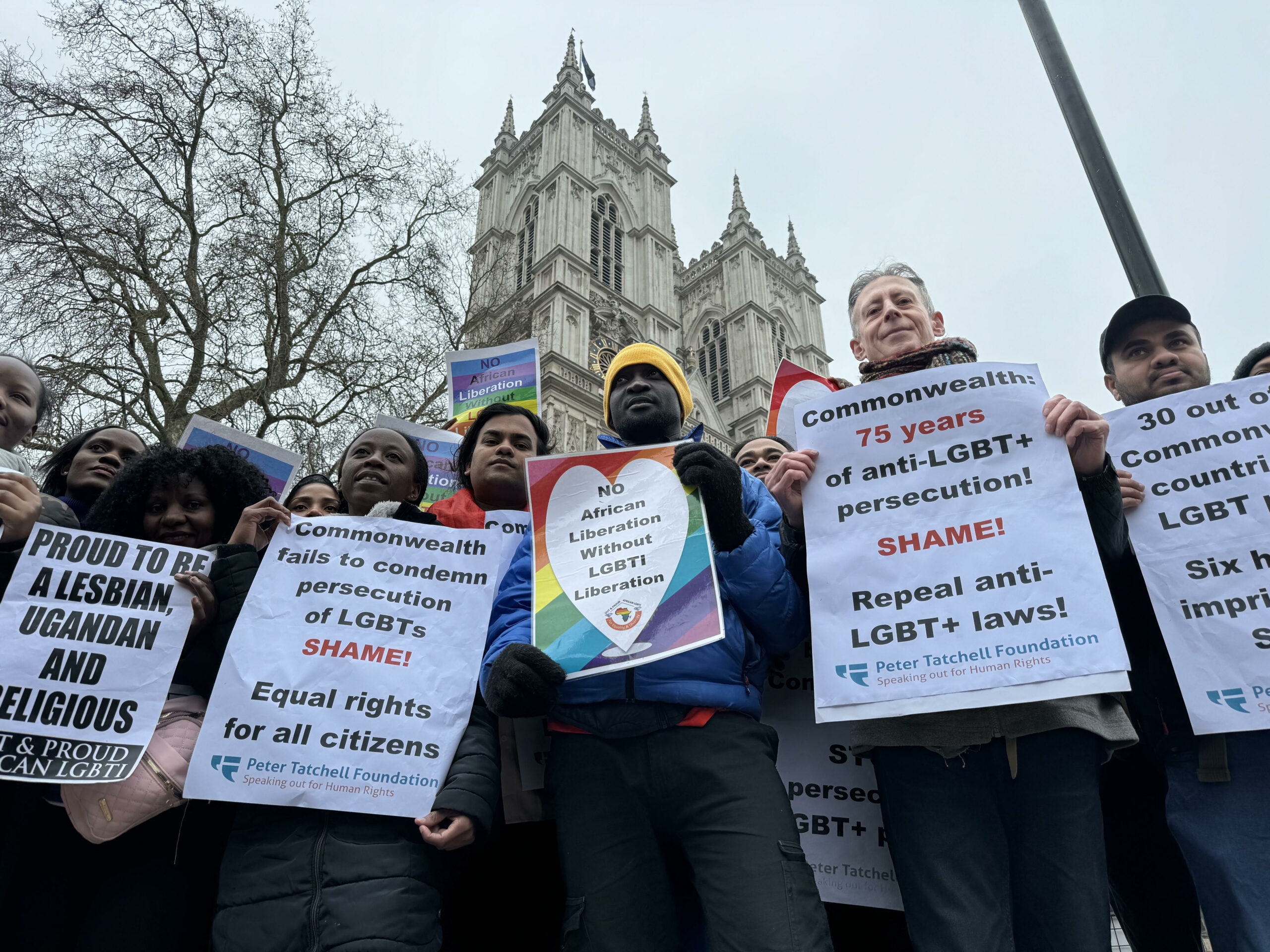“Homophobic” Commonwealth leaders jeered at Westminster Abbey