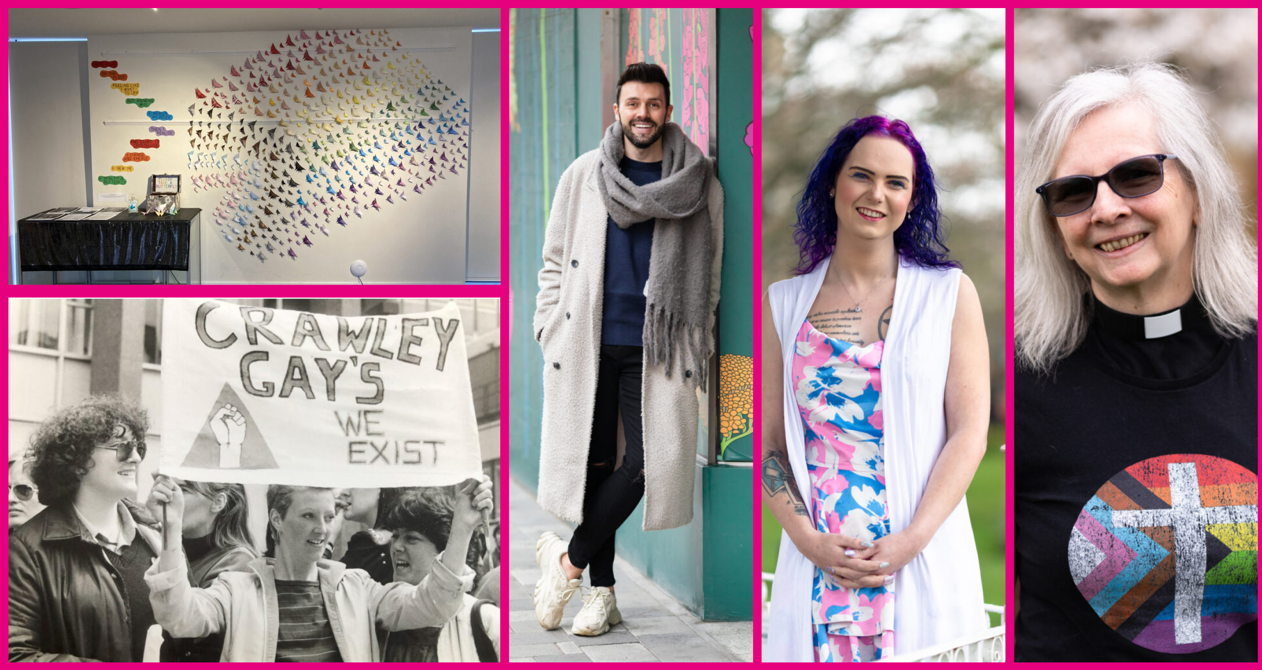 New exhibition exploring the lives and experiences of Crawley’s LGBTQ+ population opens at Crawley Museum